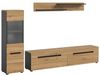 Wohnzimmer-Set >Canu< in Basalt Grau / Artisan - 221x141x33cm (BxHxT) Bild 3