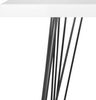 SAFAVIEH Contemporary Wooden Accent Table, in White and Black, 44 X 140 X 82.04 Bild 5