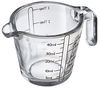 WESTMARK Messbecher 2 Stück 40 ml, 4 verschiedene Skalen, Mini-Messgläser, Borosilikatglas Bild 3
