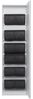 Schuhschrank >Zeraphina< in Weiß - 50.5x181x22cm (BxHxT) Bild 3