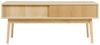 Fernsehtisch Landskrona 115x40x48 cm mit zwei Schiebetüren Eicheoptik [en. casa] Bild 5