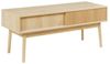 Fernsehtisch Landskrona 115x40x48 cm mit zwei Schiebetüren Eicheoptik [en. casa] Bild 3