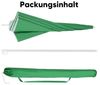 Sekey Sonnenschirm mit Schutzhülle, Neigungswinkel und Höhe verstellbar, Polyester grün, 160 cm Bild 4