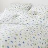 elegante Mako Jersey Bettwäsche Petals azurblau|155x220 cm + 80x80 cm Bild 4
