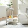 Servierwagen Bolmanralu 60x61x31 cm Grau [en. casa] Bild 3