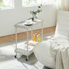 Servierwagen Bolmanralu 60x61x31 cm Grau [en. casa] Bild 4