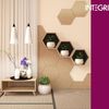 Wand-Regal Sechseck Eiche Bild 5