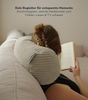 mokebo Nackenrolle Das Nickerchen, aus Cord Stoff, auch als gemütliches Nackenkissen, Kissenrolle o. Zierkissen in Beige Bild 2