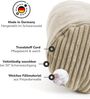 mokebo Nackenrolle Das Nickerchen, aus Cord Stoff, auch als gemütliches Nackenkissen, Kissenrolle o. Zierkissen in Beige Bild 3