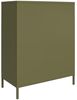 loft24 Mehrzweckschrank Bradford Spind Schrank aus Metall, 2 Türen Bild 5
