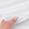 Hammetex 100% Baumwolle rutschfeste Badematte, 43x61 cm Badvorleger für Badezimmer WC, Saugfähig Schnelltrocknend Waschbar Bad Fußmatten, Weiß Bild 3