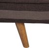 3er-Sofa Herstal, Couch Schlafsofa Gästebett Bettsofa 177cm ~ Textil, braun Bild 5