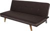 3er-Sofa Herstal, Couch Schlafsofa Gästebett Bettsofa 177cm ~ Textil, braun Bild 1