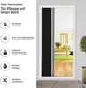 Nematek Alu Insektenschutz Uno-Plissee 100x215 cm für Fenster in weiß & anthrazit - ohne Bohren montierbar:Weiß Bild 3