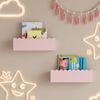 Kinder-Wandregal 2er Set Vestnes 40x10x10 cm Cotton Candy [en. casa] Bild 3