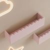 Kinder-Wandregal 2er Set Vestnes 40x10x10 cm Cotton Candy [en. casa] Bild 5