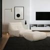 HOME DELUXE Relaxsessel mit Hocker CHILL - Beige Bild 2
