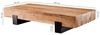 Wohnling Couchtisch SARON 130 x 25 x 59 cm Akazie Massivholz / Metall Bild 3