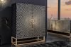 riess-ambiente Highboard ILLUSION 120cm schwarz / gold (Einzelartikel, 1 St), Mango-Massivholz · Metall · 3D Schnitzereien · Wohnzimmer · Design Bild 2