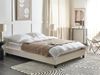 Bett mit Lattenrost ROANNE 140 x 200 cm Bouclé Creme Bild 2
