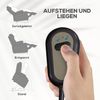 HOMCOM Relaxsessel Sessel mit Aufstehhilfe und Fußstütze (TV-Sessel, 1-St, Fernsehsessel), für Wohnzimmer, Grau Bild 4