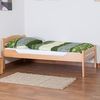 EinzelbettEasy Premium Line K1/2n, Buche Vollholz massiv Natur - Maße: 90x200 cm Bild 4