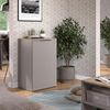 Kommode Wido Greige 50 x 80 cm mit Regal Vicco Bild 2