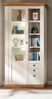 Vitrine Hemsby in weiß Pinie / Eiche Landhaus 102 x 204 cm Bild 2