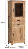 Vitrine Hochschrank Mumbai Mango Massivholz braun 67x180x42 cm massivum Serie Mumbai Holzvitrine Vitrinenschrank Boho Landhaus Wohnzimmerschrank Bild 3