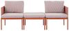 Lounge Set TERRACINA Metall Orange Bild 4
