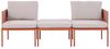 Lounge Set TERRACINA Metall Orange Bild 4