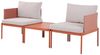 Lounge Set TERRACINA Metall Orange Bild 5