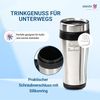 elasto Thermoflasche Allan doppelwandiger Isolierbecher 400 ml aus Edelstahl Bild 3