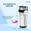 elasto Thermoflasche Allan doppelwandiger Isolierbecher 400 ml aus Edelstahl Bild 4