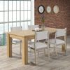 FORTE Havanna Esstisch ausziehbar, Holzwerkstoff, Alteiche, B x H x T: 90÷180 x 75,9 x 90,4 cm Bild 2