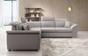 Designer Sofa Fernando mit Schlaffunktion und Stauraum Stoff Beige Bild 3