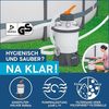 Bestway Power Steel Frame Pool Set mit Sandfilteranlage 412 x 201 x 122 cm, grau, eckig Bild 4