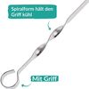 Praknu Grillspieß 12 Grillspieße Schaschlikspieße 40cm - Edelstahl Gehärtet (Set, 12-St, 12 Metallspieße aus Edelstahl rostfrei), aus Edelstahl 40cm, Fleischspieße für BBQ & Grill, Kebab Spieße Bild 4