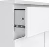 Dmora Sideboard mit Türen und einer Schublade, weiß glänzend, 80 x 100 x 41 cm Bild 4