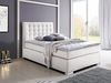Möbel-Eins ISABELL Boxspringbett weiß 90x200 cm, Härtegrad 3 Bild 2
