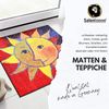 Salonloewe Fußmatte Fußmatte 60x85 Rosina Wachtmeister Famiglia con fiore halbrund, Halbrund, Höhe: 600 mm Bild 3