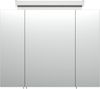 emotion Spiegelschrank 80cm inkl. Design LED-Lampe und Glasböden Graphit Bild 3
