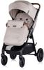 Chipolino Kombikinderwagen Ultera 2 in 1 Babyschale Fußabdeckung klappbar Korb hellbraun Bild 2