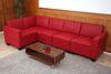 Modular Sofa-System Couch-Garnitur Lyon 5, Kunstleder ~ rot Bild 5