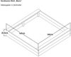 Promadino Sandkasten 'MULTI' mit Sitzbox und Sonnendach, Holz Honigbraun, 172 x 140 x 131 cm Bild 4