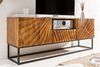 riess-ambiente Lowboard SCORPION 160cm natur, Massivholz · TV-Board · 3D Schnitzereien · Handarbeit · Wohnzimmer Bild 2