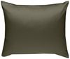 Mako-Satin / Baumwollsatin Bettwäsche uni / einfarbig dark olive Kissenbezug 40x40 cm Bild 3