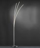 casa NOVA Stehlampe casa NOVA Stehleuchte TRISTAR DH 25x190 cm grau Stehlampe Leseleuchte, Warmweiß Bild 2