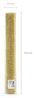 partydeco Tischläufer, Tischläufer in Netzoptik 36cm x 9m Rolle Gold metallic Bild 4