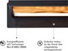 Brilliant LED Wandleuchte Holz 35cm schwarz/holz, Aluminium/Metall/Holz, LED Wandlampe Innen Holz, Schlafzimmer Deko, Holzlampe Brilliant Wandlampe, Lampe Schlafzimmer 1x LED integriert 9,5 W Bild 4